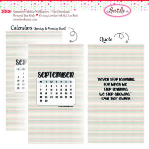 Free Mobile Wallpaper Downloads ~ September 2025 ~ Personal Use Only