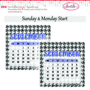 Free Printable Calendar ~ September 2026 ~ Personal Use Only ~ End of the Tunnel Free Printable Calendar ~ September 2026 ~ Personal Use Only